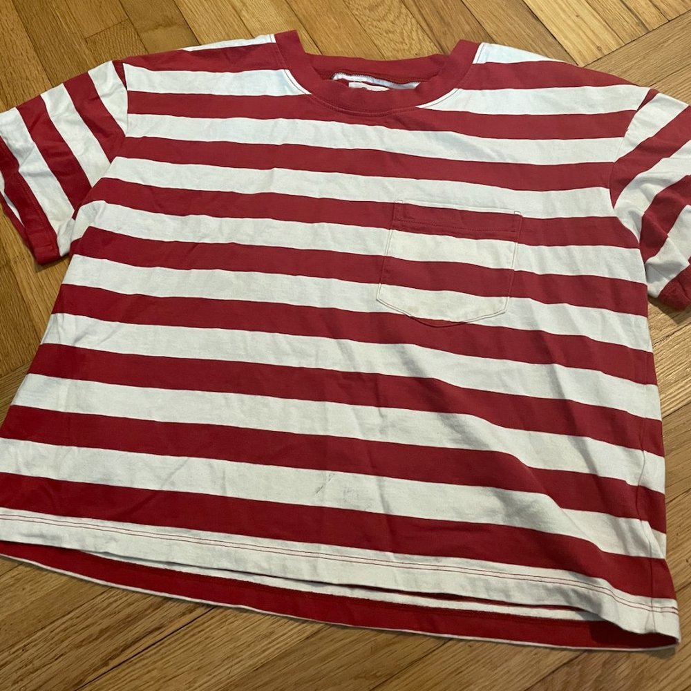 Madewell Striped Crop